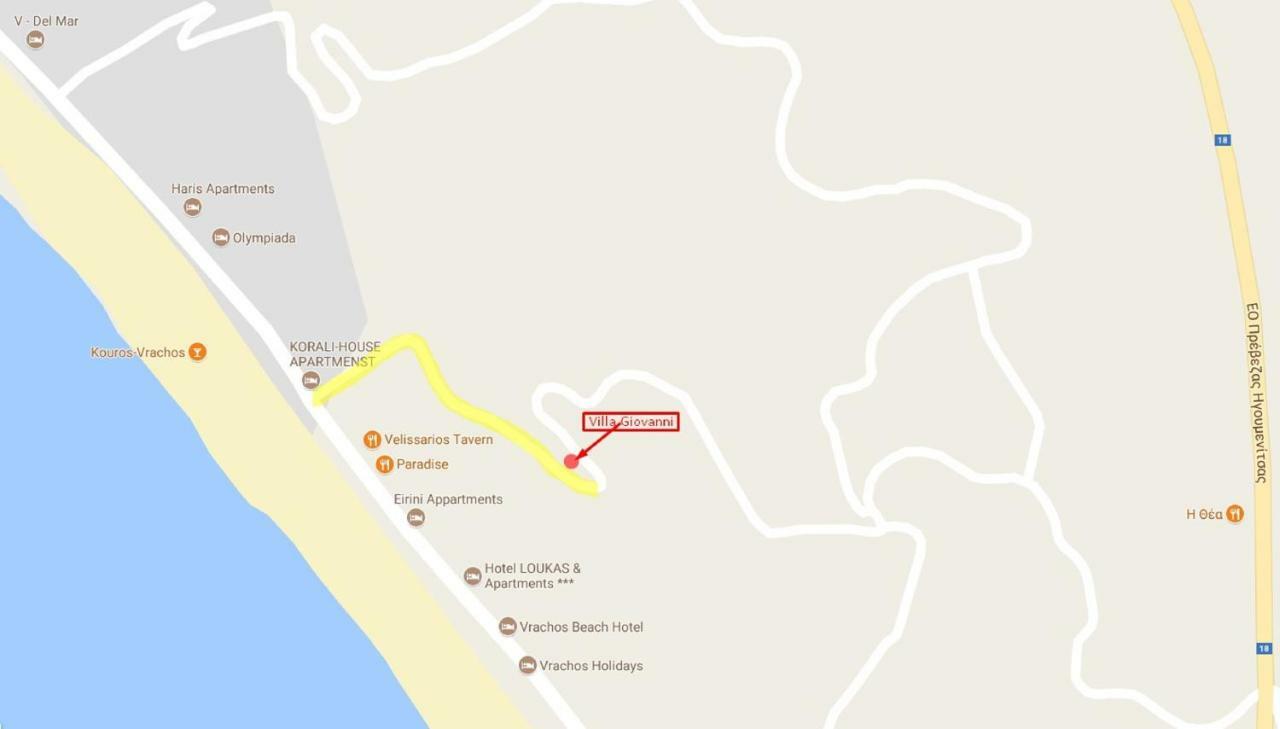 Villa Giovanni Paralia Vrachou Bagian luar foto